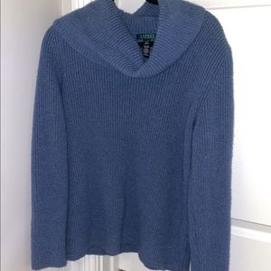 Ralph Lauren Light Blue Turtleneck Sweater